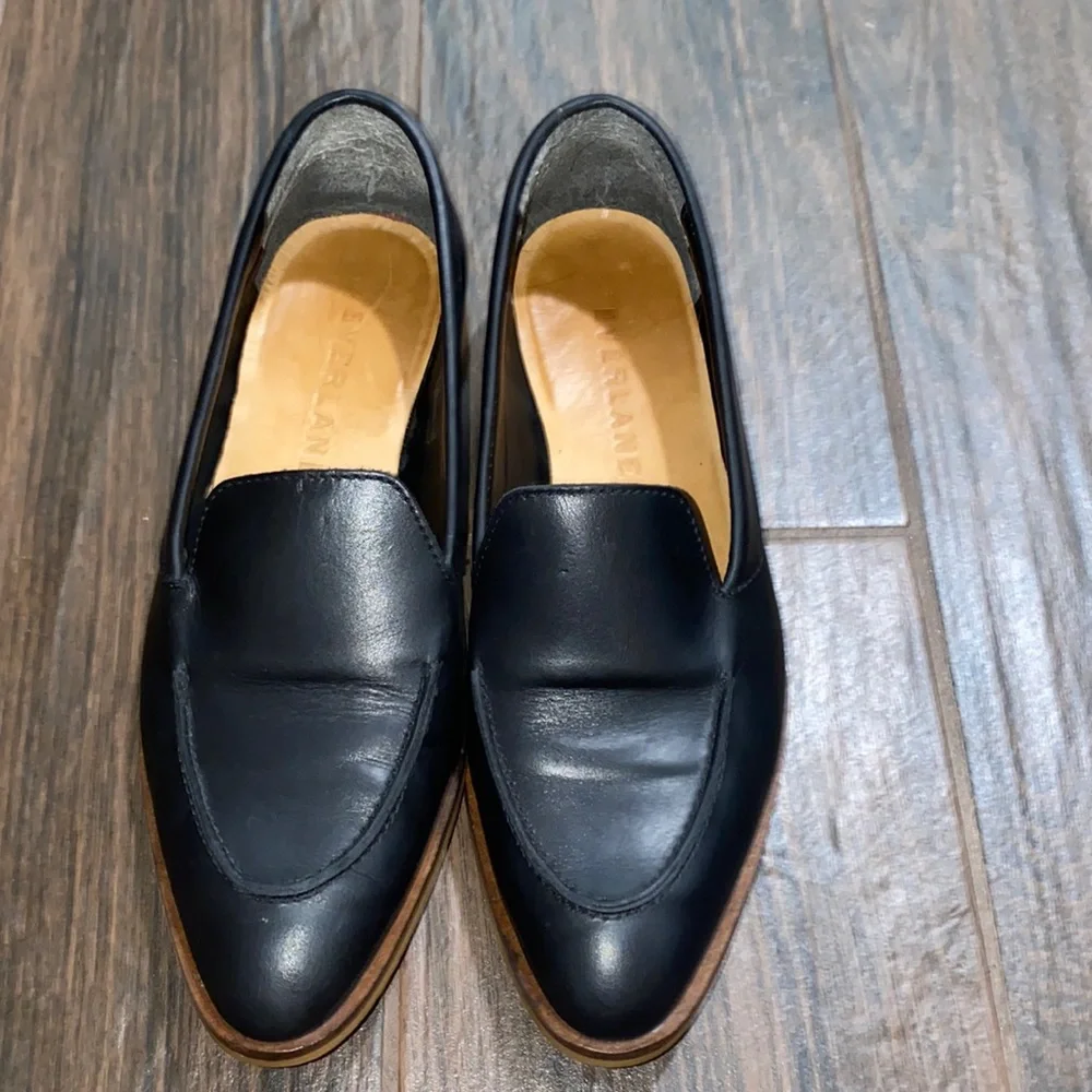 COPY - Everlane slip on semi pointy loafers